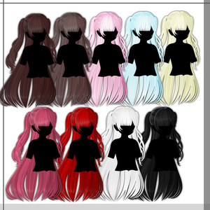 ❥Miel Twin Hair 【12 avatars】 缩略图 2