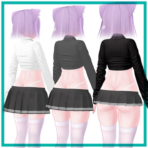 「萌」Croptop Turtleneck Sweater for Moe 缩略图 3