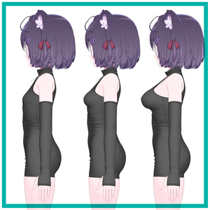 【複数アバター対応】タートルネックドレス - Turtleneck Dress 缩略图 8