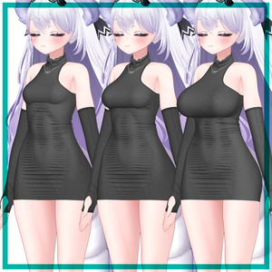 【複数アバター対応】タートルネックドレス - Turtleneck Dress 缩略图 16