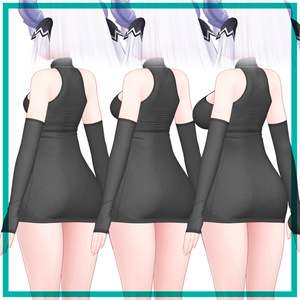 【複数アバター対応】タートルネックドレス - Turtleneck Dress 缩略图 18