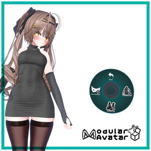 【複数アバター対応】タートルネックドレス - Turtleneck Dress 缩略图 23
