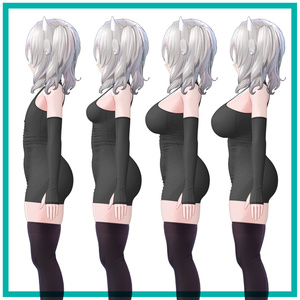 【複数アバター対応】タートルネックドレス - Turtleneck Dress 缩略图 14