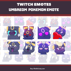 *FREE* Twitch Umbreom Pokemon Emotes