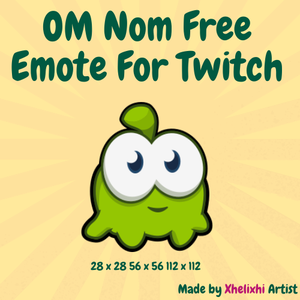*FREE* OM NOM Twitch Emote