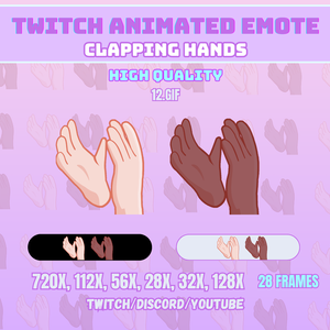Clapping hands ANIMATED emote