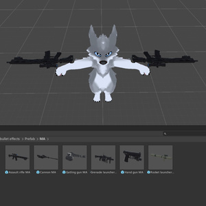 VRC用 『メカ弾エフェクト』  VRC "Mecha Bullet Effect"_MA 缩略图 3