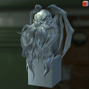 クトゥルフ邪神像(WIP)