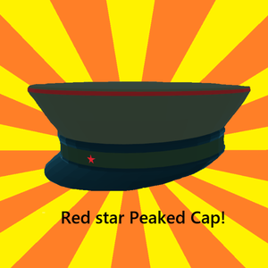 Red star Peaked cap / 赤星 正帽