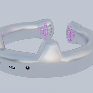 【3Dモデル】ネコリング