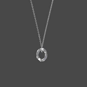 【3Dモデル】メタリングネックレス