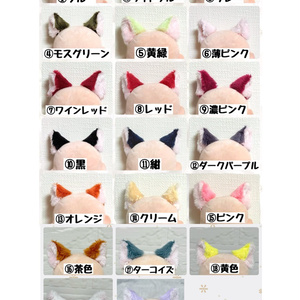 受付中【にじぱぺっと サイズ】🌈🕒 ぬい服 着ぐるみ オーダー ページ