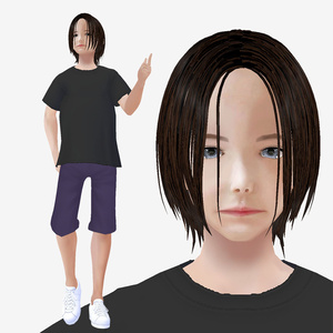 適度なリアル感の着せ替えドール　大人男性　着衣ver　素体 vroidデータ　VRMデータ