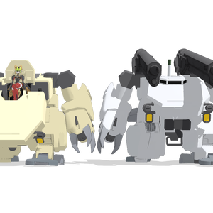 MMD Armored walkers