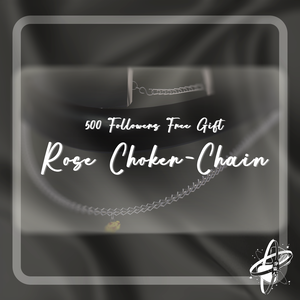 「無料」Rose Choker Chain【500人フォロワー感謝礼】