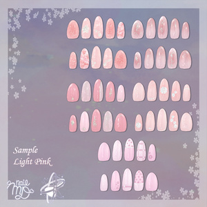 【MDollnail対応】Pink NailSet【VRChat向けネイルチップ】 缩略图 2