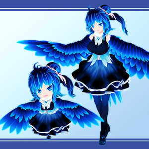 Original 3D model: [Nunon] Harpy set with SD