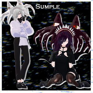【VRCHAT】👄 Slip of the Lip 👄(アニメーション付髪型) 缩略图 8