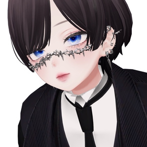 【VRCHAT】⛓ CLANK ⛓(フェイスチェーン＆ピアス) 缩略图 6