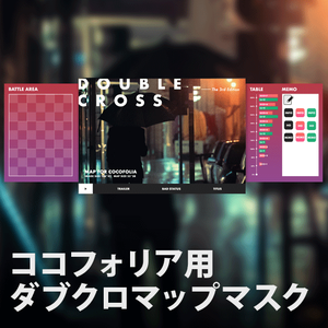 【オンセ素材】ココフォリア用DX3マップマスク