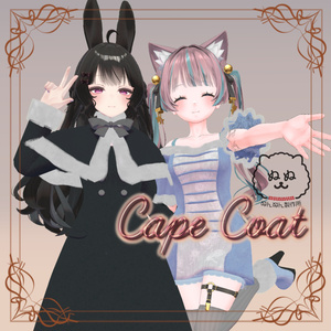 【32アバター対応】Cape Coat 缩略图 2