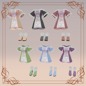 【32アバター対応】Cape Coat 缩略图 5