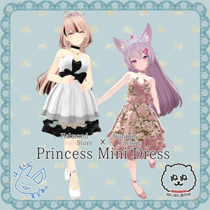 【60アバター対応】Princess Mini Dress【はーもんどすとあ。コラボ】 缩略图 17