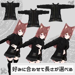 【はるか・にな/ミル/ユウ他共通素体対応衣装】Assassin Suit / Mountain Parka【PB対応済】 缩略图 4