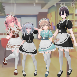 【74アバター対応】Pure Fleur Maid 缩略图 13