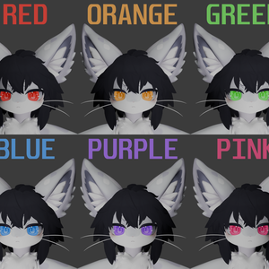 !FREE! Chalo 'Rainbow' Eye Texture Pack VRChat (6 Colored Eyes)