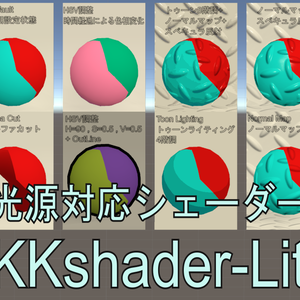 [光源対応] KKshader-Lit [VRChat対応][疑似PBR]