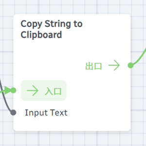 [Warudo] クリップボードにコピーするノード　CopyStringToClipboard