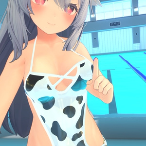 【桔梗用】ワンピース牛水着 / One-piece Cow Swimsuit for Kikyo 缩略图 6