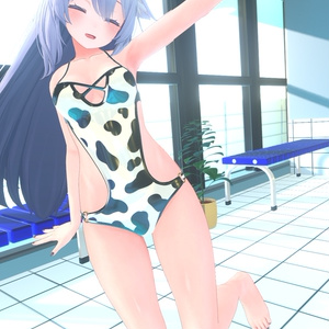 【桔梗用】ワンピース牛水着 / One-piece Cow Swimsuit for Kikyo 缩略图 7