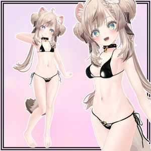 【マヌカ用】Cow Bikini and Collar for Manuka 缩略图 5