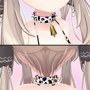 【マヌカ用】Cow Bikini and Collar for Manuka 缩略图 4