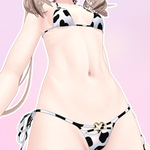 【マヌカ用】Cow Bikini and Collar for Manuka 缩略图 6
