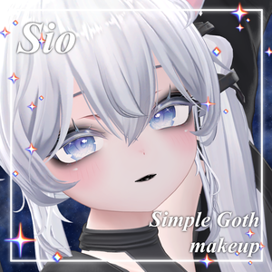 [Sio ver 2.0] Simple Goth Makeup