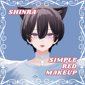 [Shinra] Simple Red Makeup
