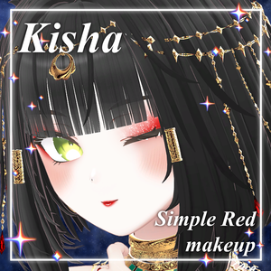 [Kisha] Simple Red Makeup