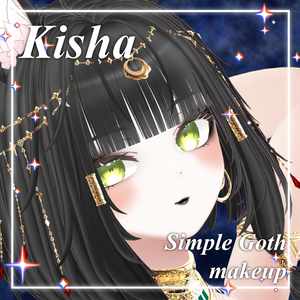 [Kisha] Simple Goth Makeup