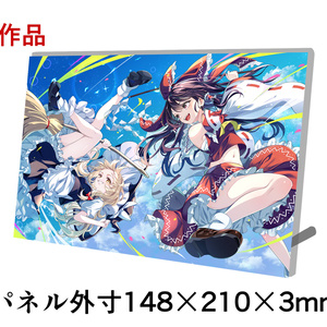 博麗霊夢 横顔プレイマット【受注生産】 - うめのみせ - BOOTH