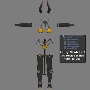 【テレクレア用衣装】Teleclair Daemon Girl Outfit 缩略图 4