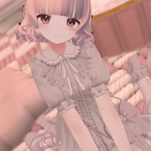 【15アバター対応】Dolly୨୧Curly୨୧Hair【VRChat想定】 缩略图 6