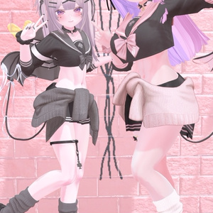 【20アバター以上対応】♥𝑮𝒚𝒂𝒖×𝑲𝒚𝒂𝒘𝒂×𝑯𝒂𝒍𝒇𝑻𝒘𝒊𝒏♥【VRChat想定】 缩略图 14