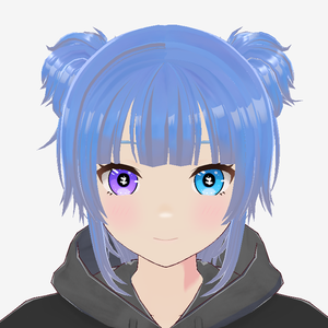 Unique Aesthetic Blue Hair ユニークな美的ブルーヘア