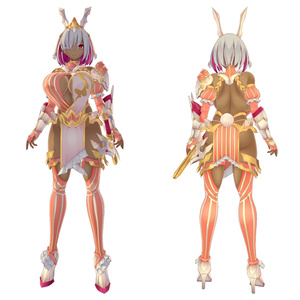 「褐色女騎士 ヴォーパリア」 - Vorpalia - オリジナル3Dモデル #e62f8b 缩略图 7