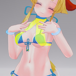 「お狐様女学生 稲荷原」 オリジナル3Dモデル 複数アバター対応衣装同梱 #e62f8b 缩略图 71