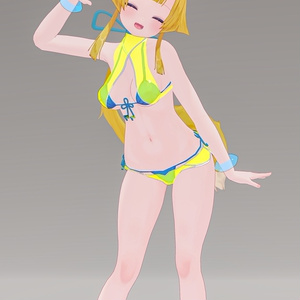 「お狐様女学生 稲荷原」 オリジナル3Dモデル 複数アバター対応衣装同梱 #e62f8b 缩略图 33