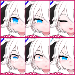 「うしちゃん」 - Ushichang - オリジナル3Dモデル #e62f8b 缩略图 7